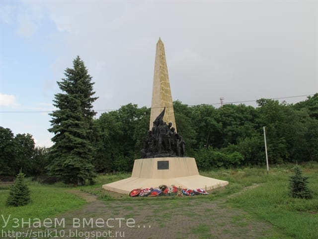 Памятник артиллеристам в селе Большие Салы